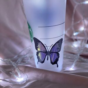 Holographic butterflies Cold Cup